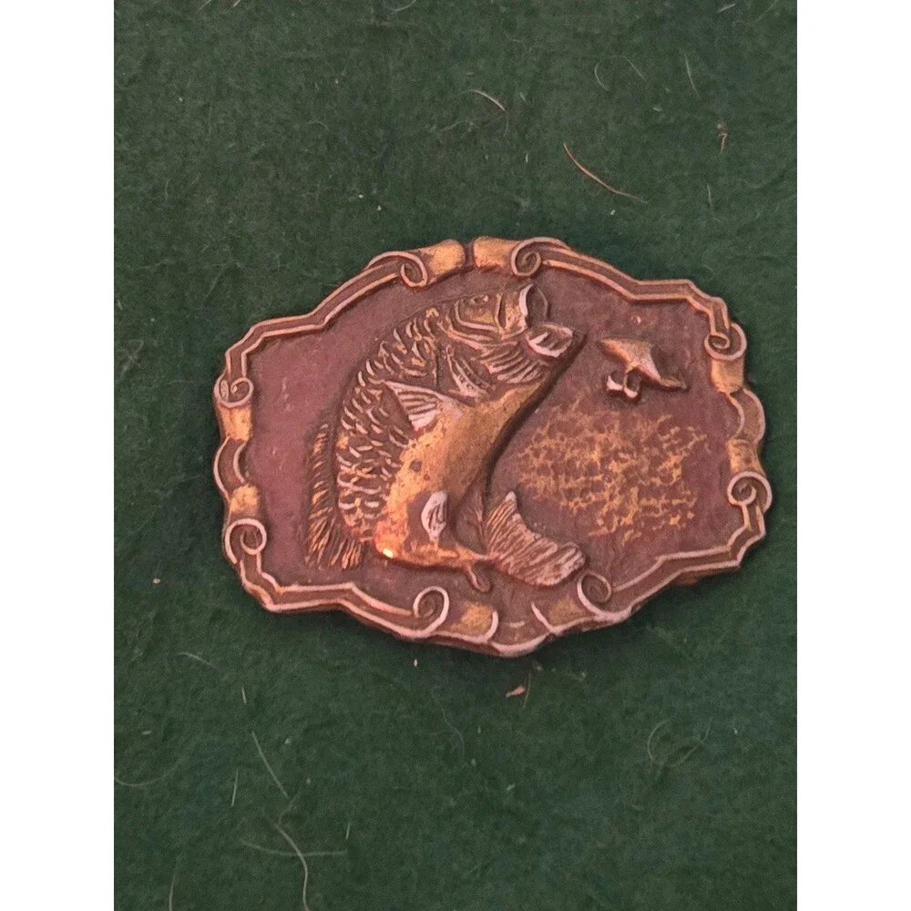 Vintage Brass Belt Buckle 